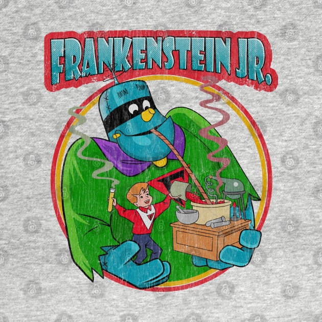 Distressed Retro Frankenstein JR. by OniSide